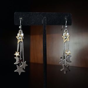 Fun Moon & Stars Earrings